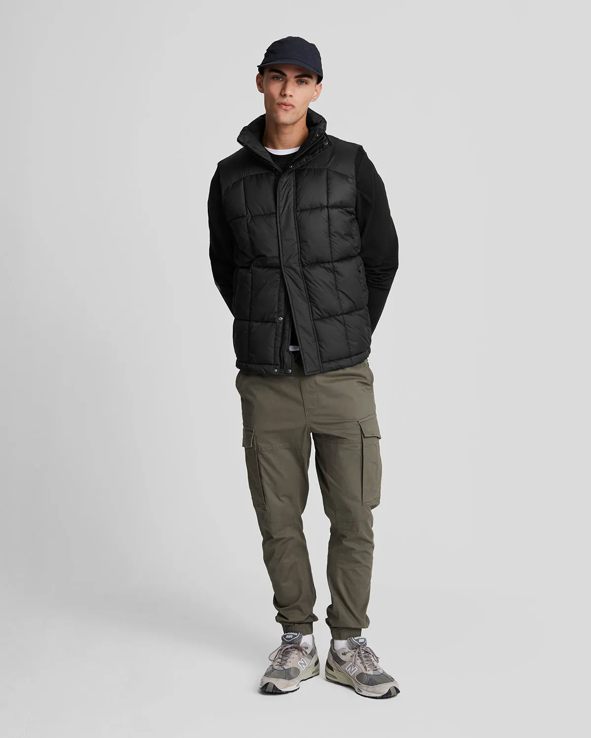 Quilted Pannelled Gilet sold by Lyle & Scott product image thumbnail 2