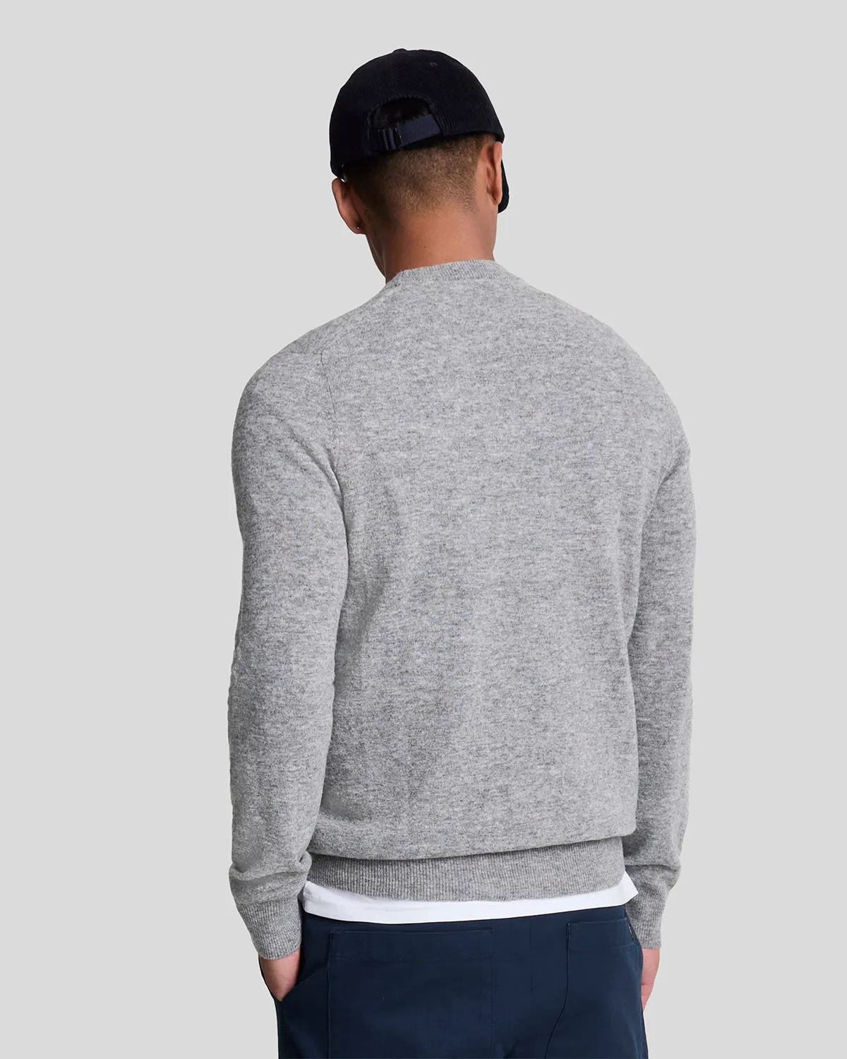 Lambswool Blend Crew Neck Jumper sold by Lyle & Scott product image thumbnail 3
