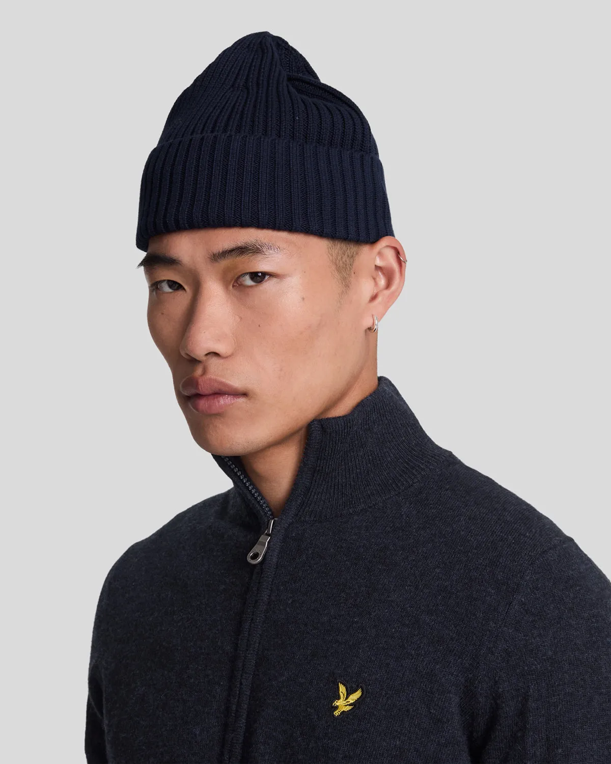 Lambswool Blend Zip Through Cardigan sold by Lyle & Scott product image thumbnail 4