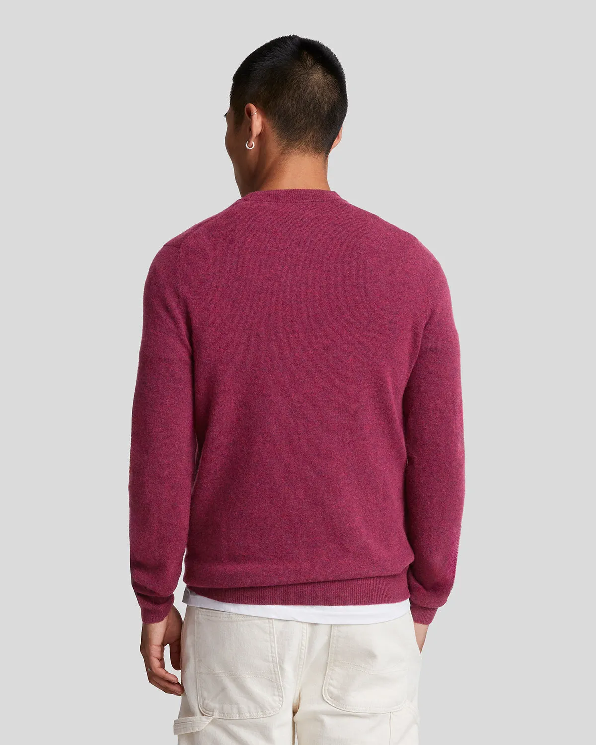Lambswool Blend Crew Neck Jumper sold by Lyle & Scott product image thumbnail 3