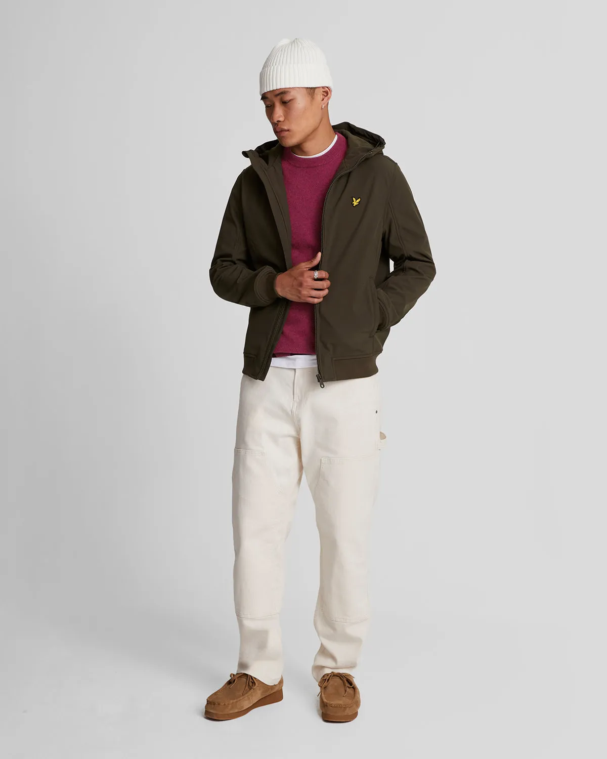 Lambswool Blend Crew Neck Jumper sold by Lyle & Scott product image thumbnail 2