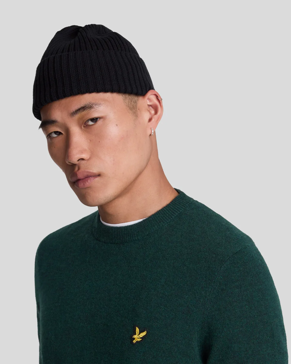 Lambswool Blend Crew Neck Jumper sold by Lyle & Scott product image thumbnail 4