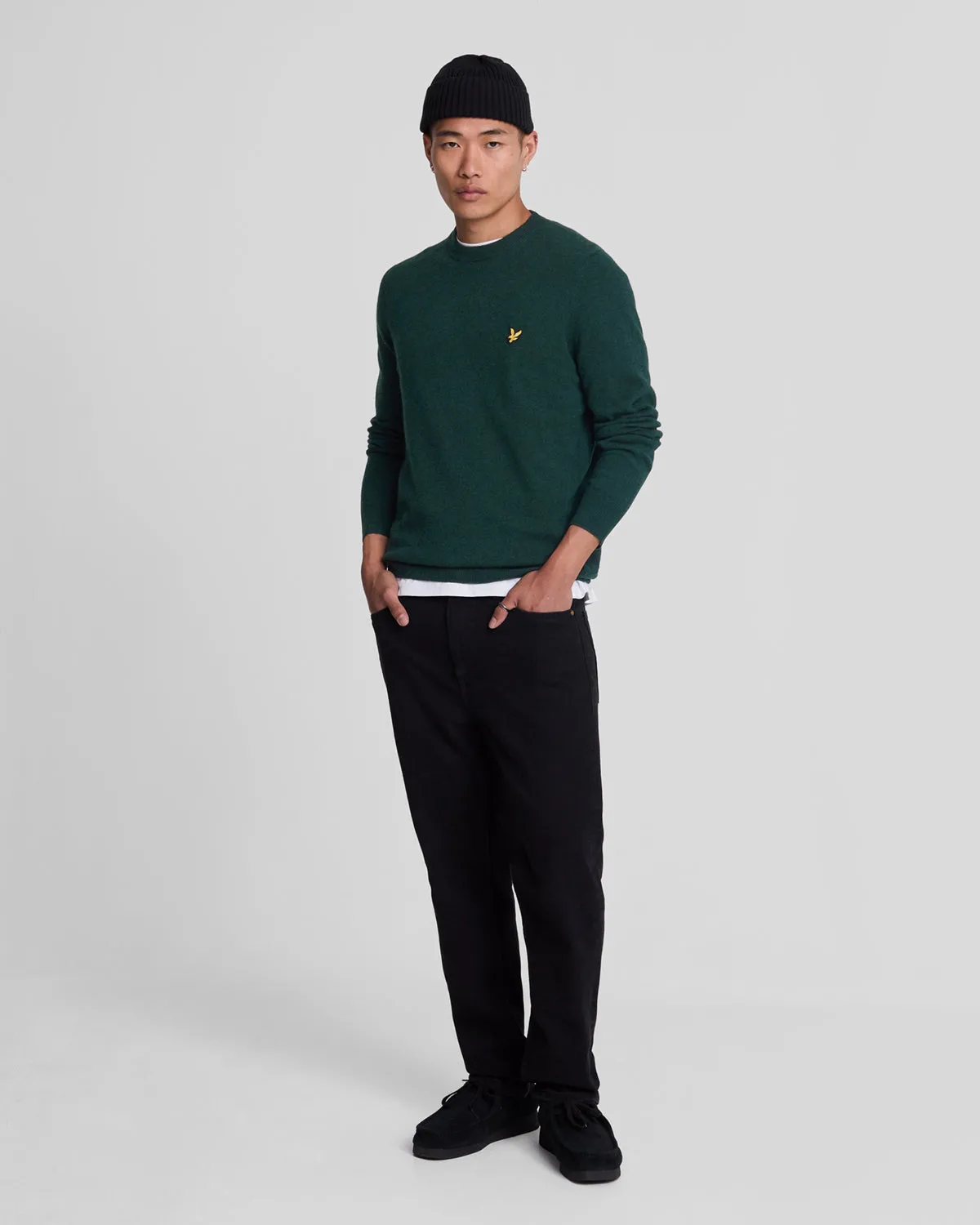 Lambswool Blend Crew Neck Jumper sold by Lyle & Scott product image thumbnail 2