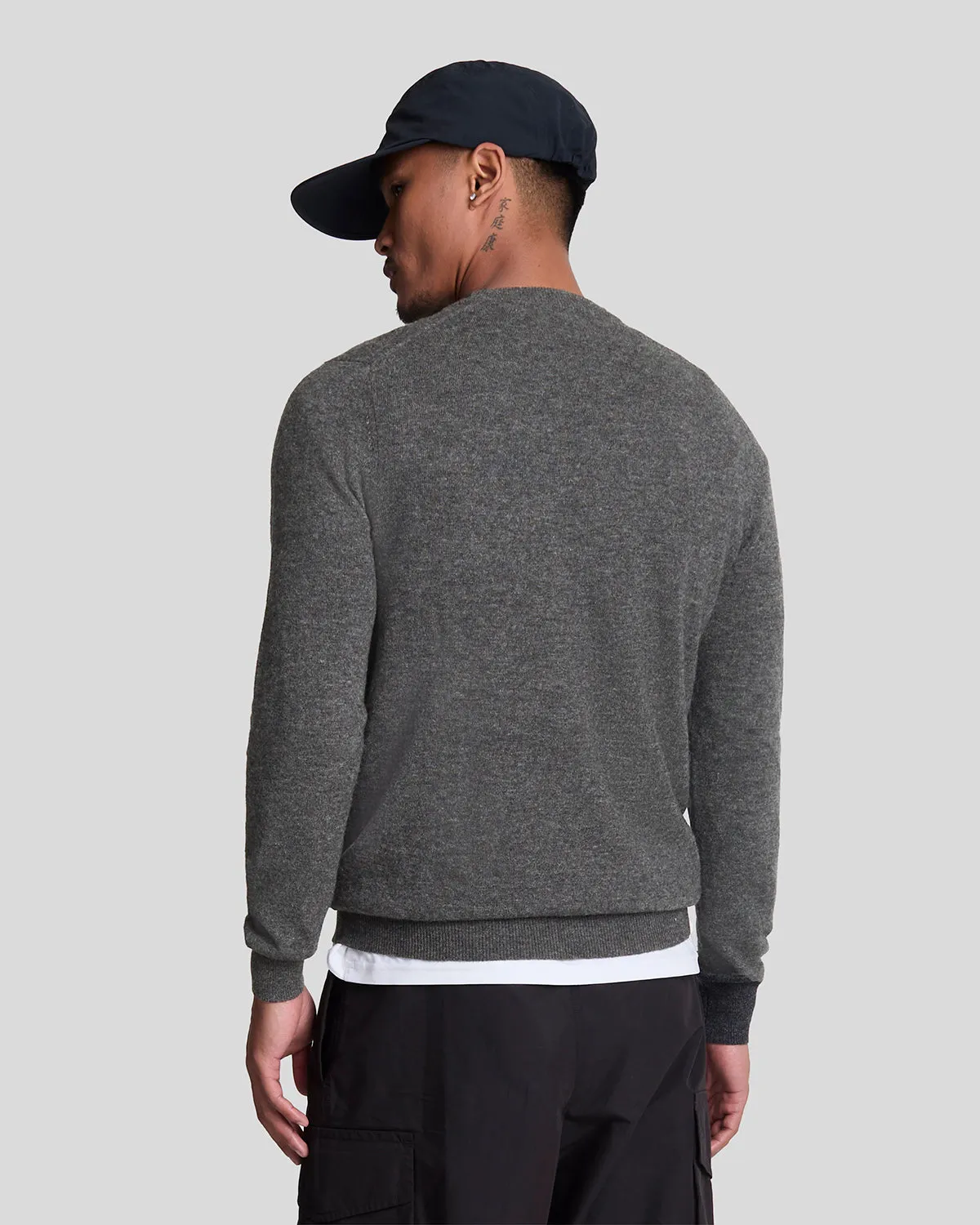 Lambswool Blend Crew Neck Jumper sold by Lyle & Scott product image thumbnail 3