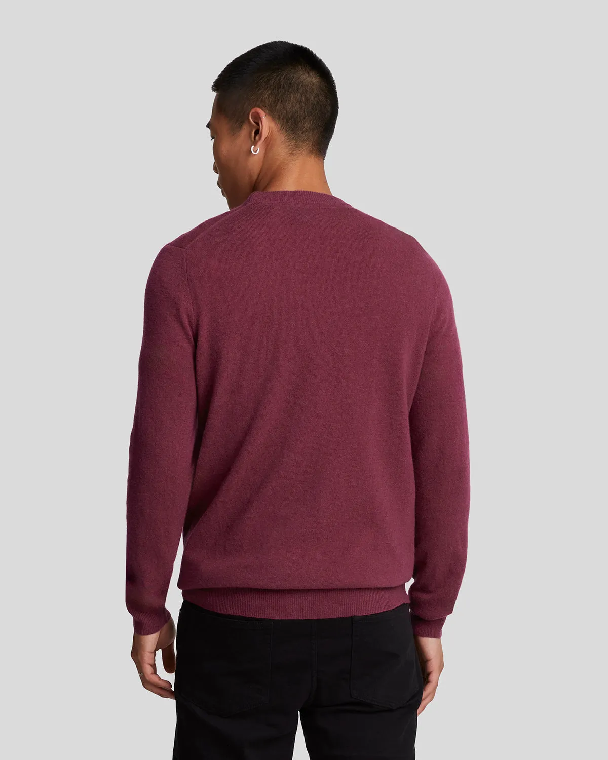 Lambswool Blend Crew Neck Jumper sold by Lyle & Scott product image thumbnail 3