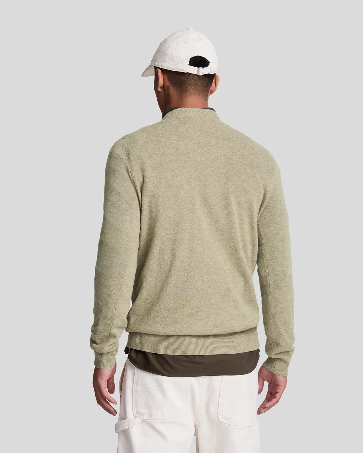 Lambswool Blend Crew Neck Jumper sold by Lyle & Scott product image thumbnail 3