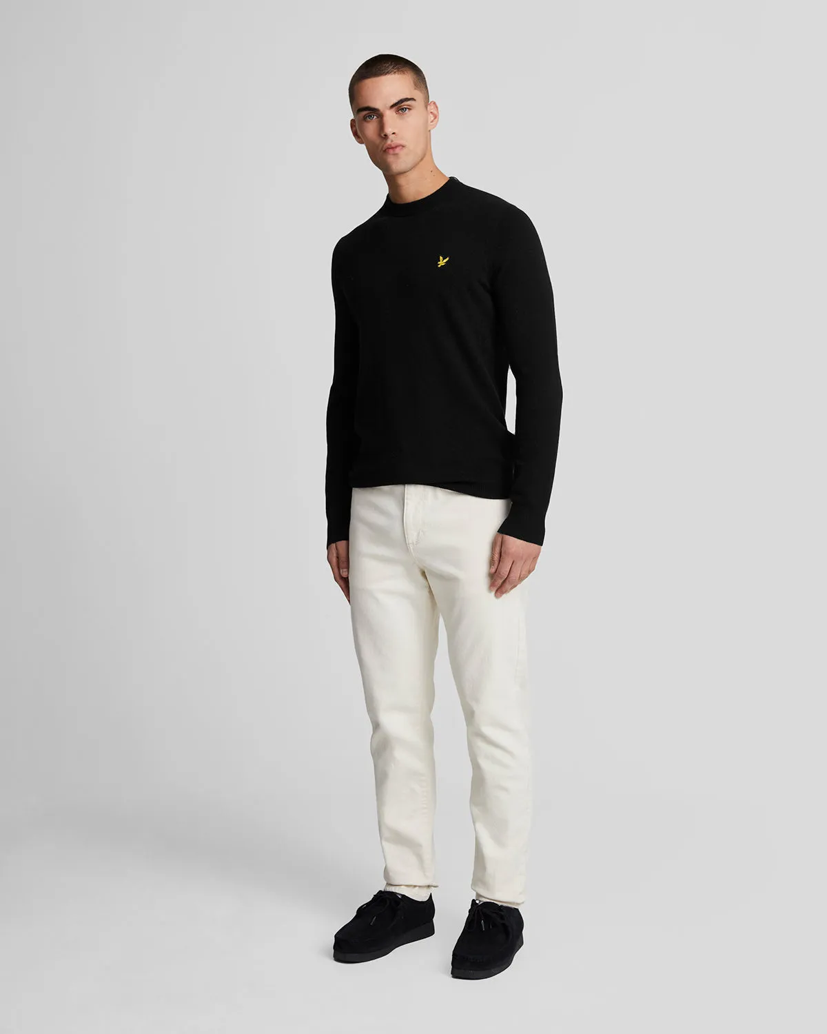 Lambswool Blend Crew Neck Jumper sold by Lyle & Scott product image thumbnail 2