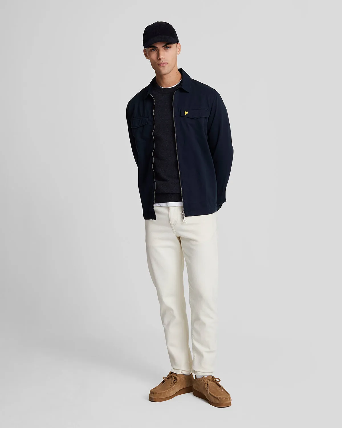 Lambswool Blend Crew Neck Jumper sold by Lyle & Scott product image thumbnail 2