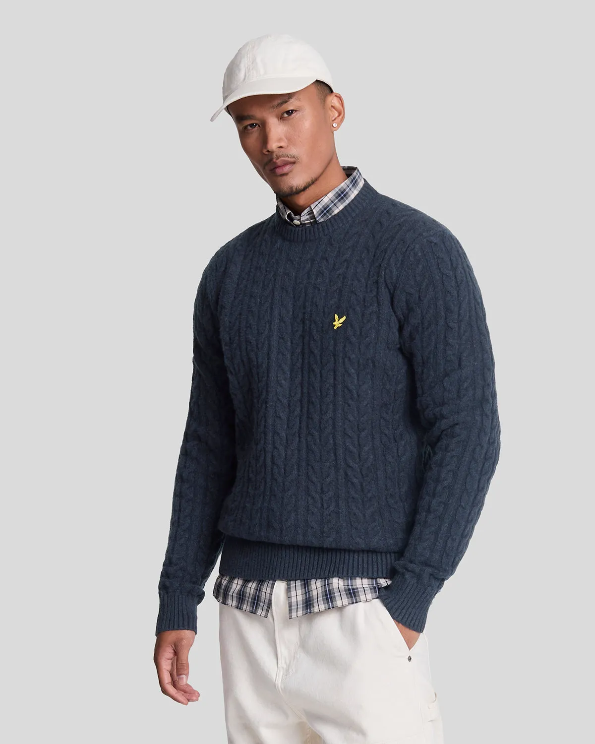 Cable Crew Neck Jumper sold by Lyle & Scott