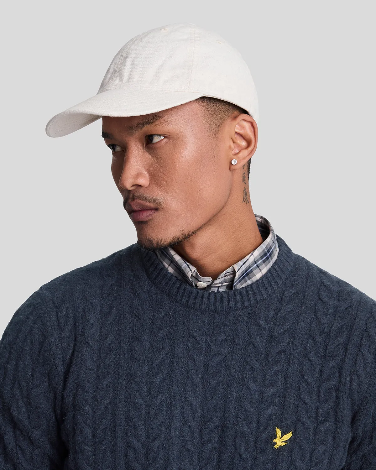 Cable Crew Neck Jumper sold by Lyle & Scott product image thumbnail 4