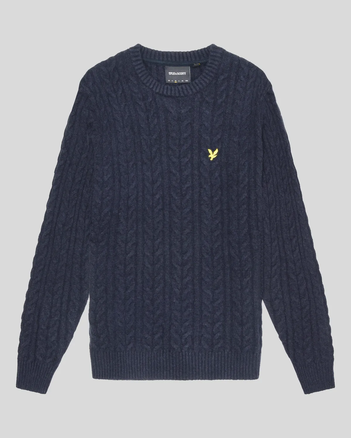 Cable Crew Neck Jumper sold by Lyle & Scott product image thumbnail 5