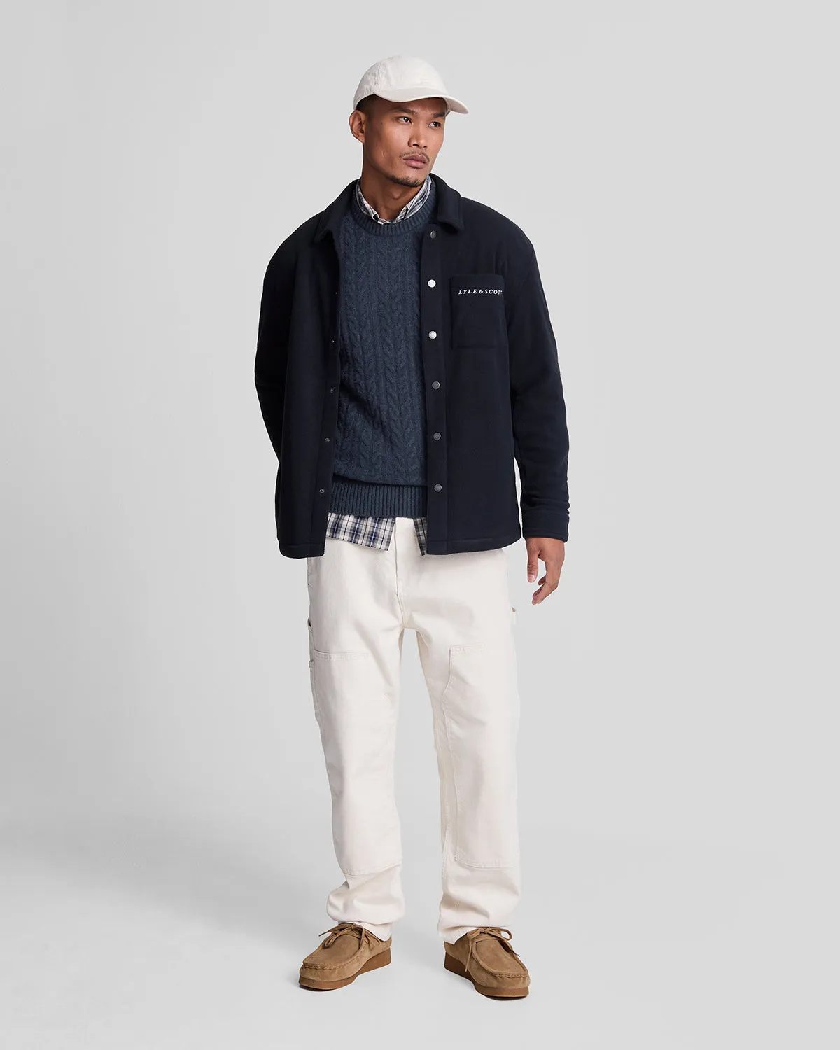 Cable Crew Neck Jumper sold by Lyle & Scott product image thumbnail 2