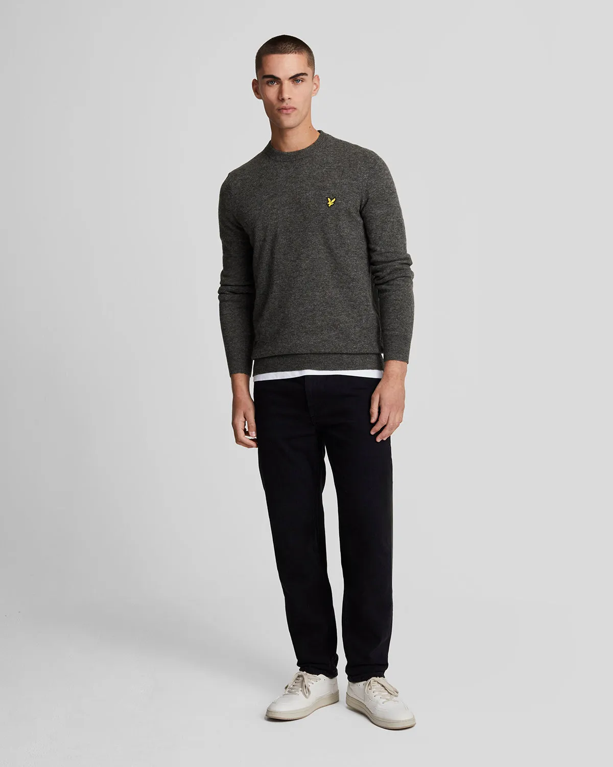 Lambswool Blend Crew Neck Jumper sold by Lyle & Scott product image thumbnail 2