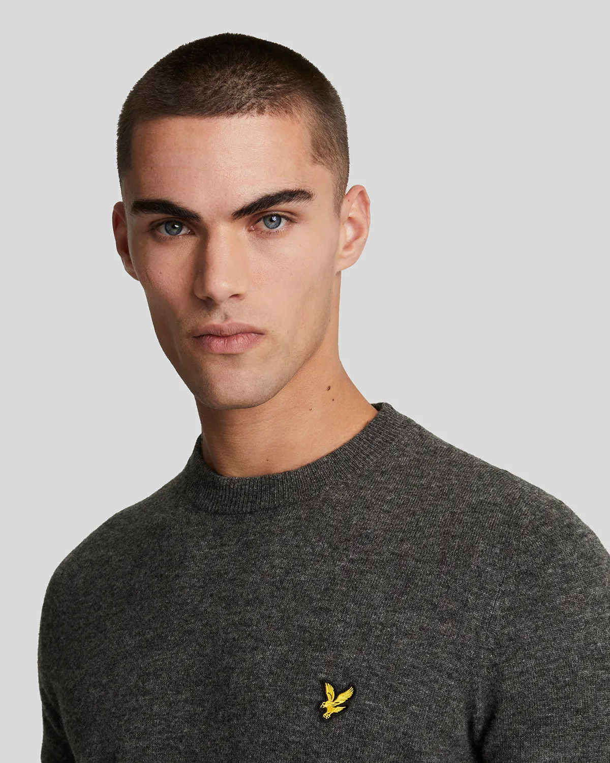 Lambswool Blend Crew Neck Jumper sold by Lyle & Scott product image thumbnail 4