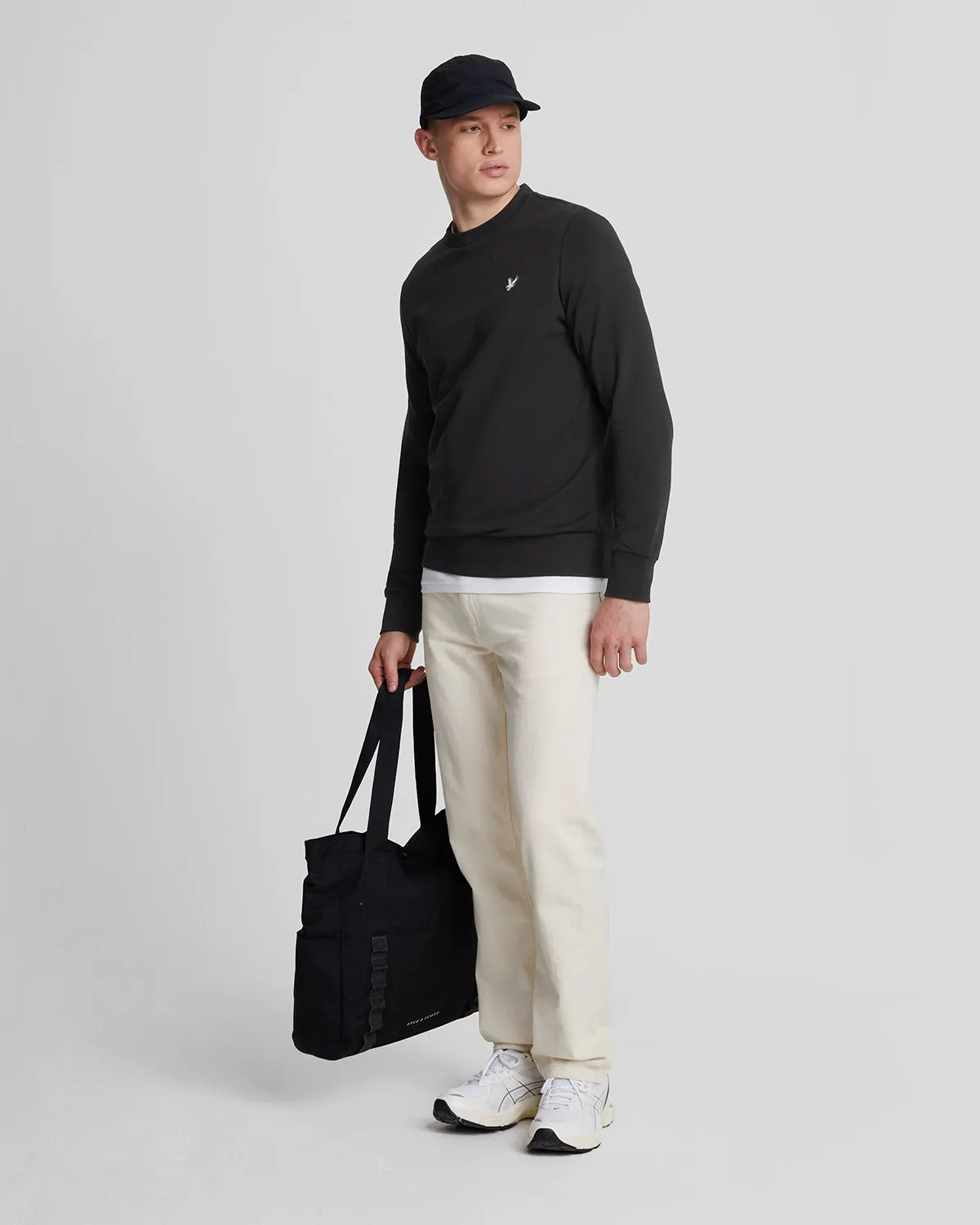 Diagonal Weave French Terry Crew Neck Sweatshirt sold by Lyle & Scott product image thumbnail 2