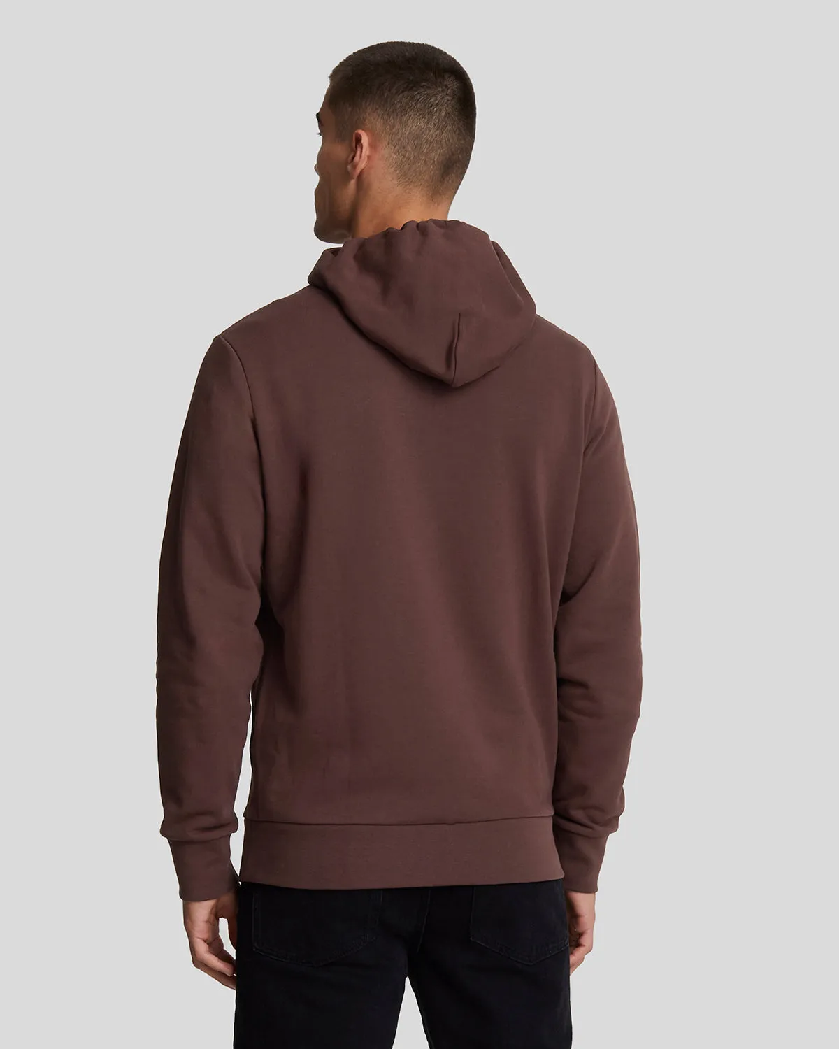 Diagonal Weave French Terry Hoodie sold by Lyle & Scott product image thumbnail 3