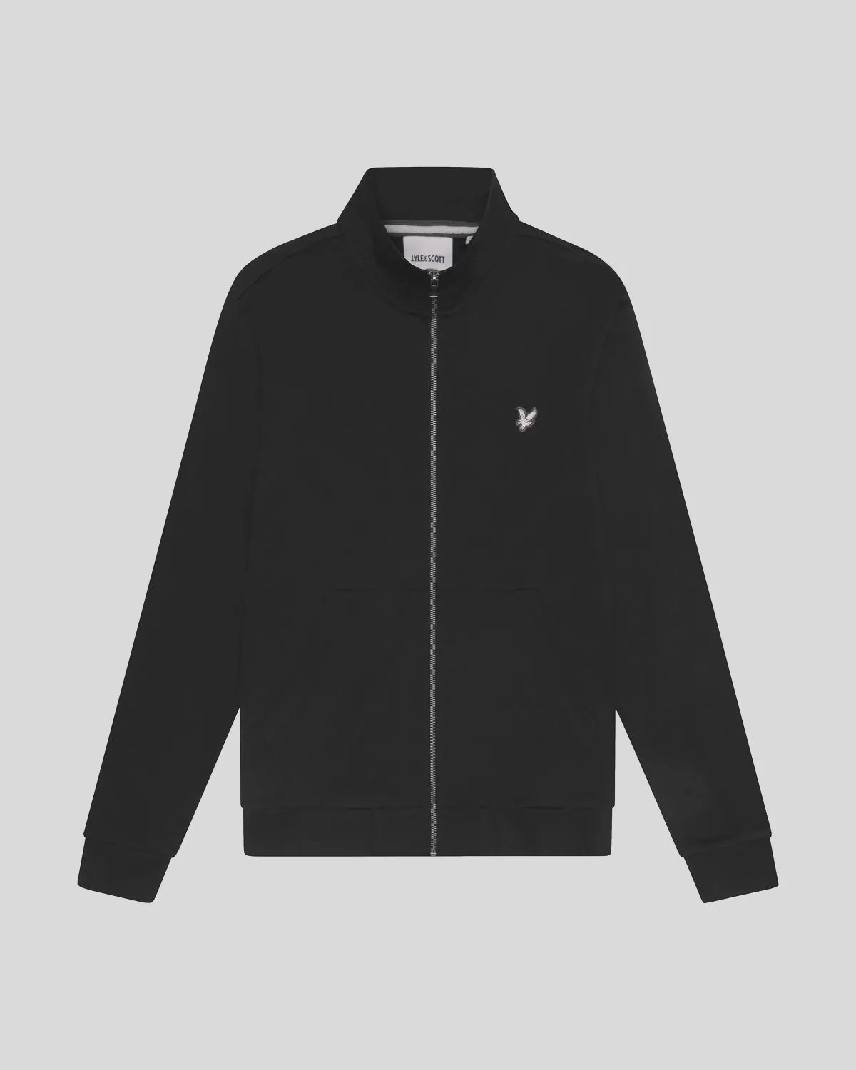 Diagonal Weave French Terry Zip Through Sweatshirt sold by Lyle & Scott product image thumbnail 5