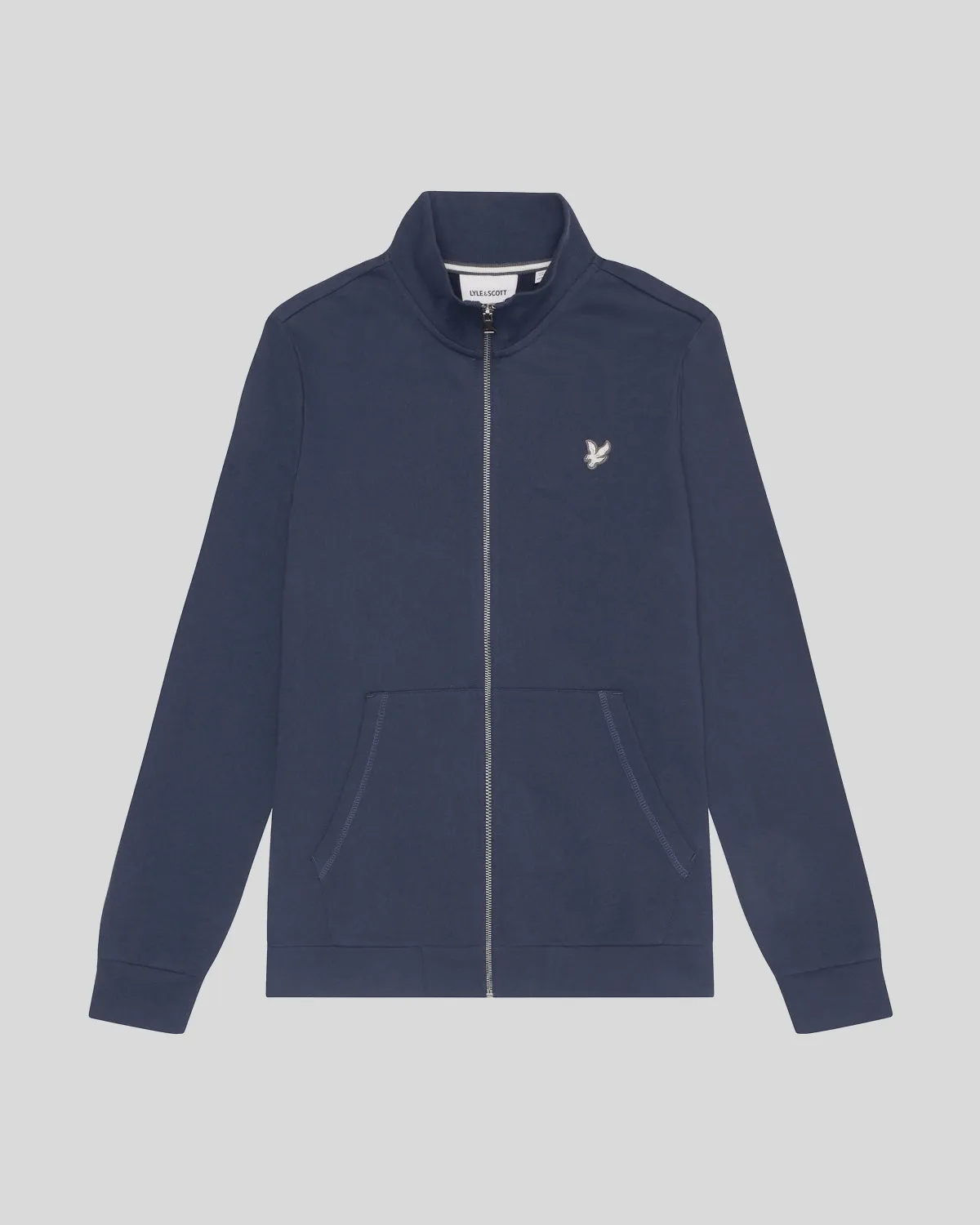 Diagonal Weave French Terry Zip Through Sweatshirt sold by Lyle & Scott product image thumbnail 5