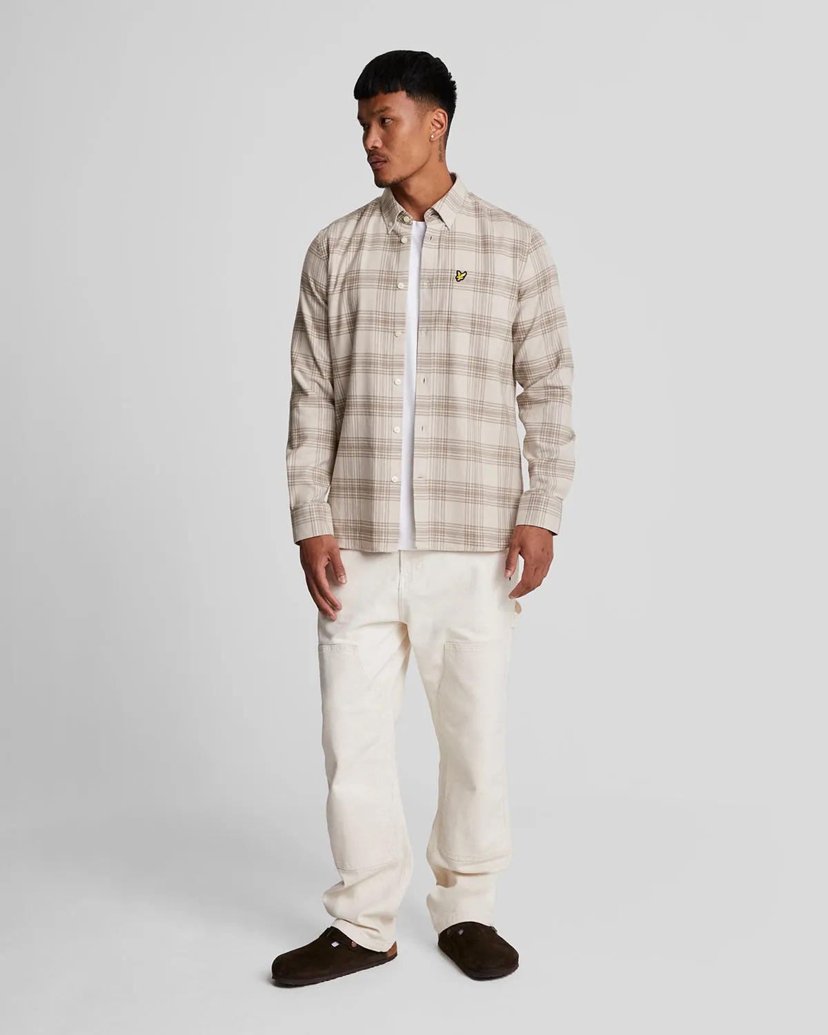 Tonal Check Flannel Shirt sold by Lyle & Scott product image thumbnail 2