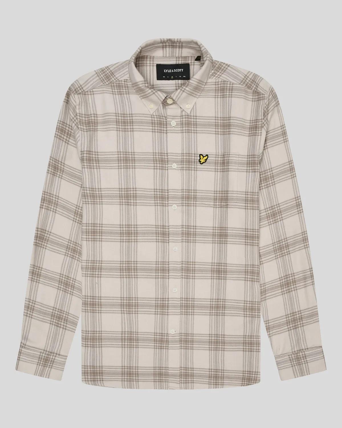 Tonal Check Flannel Shirt sold by Lyle & Scott product image thumbnail 5