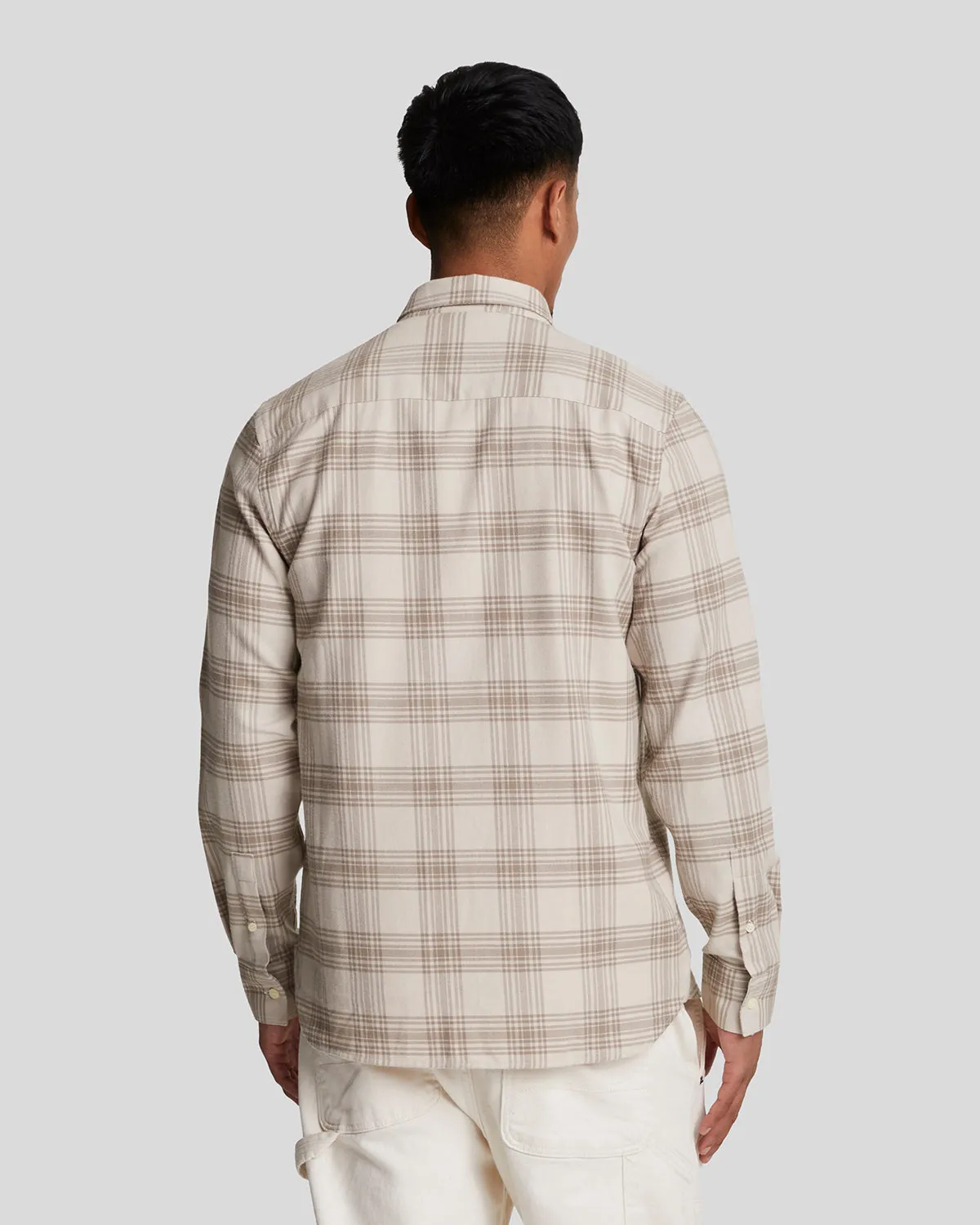 Tonal Check Flannel Shirt sold by Lyle & Scott product image thumbnail 3