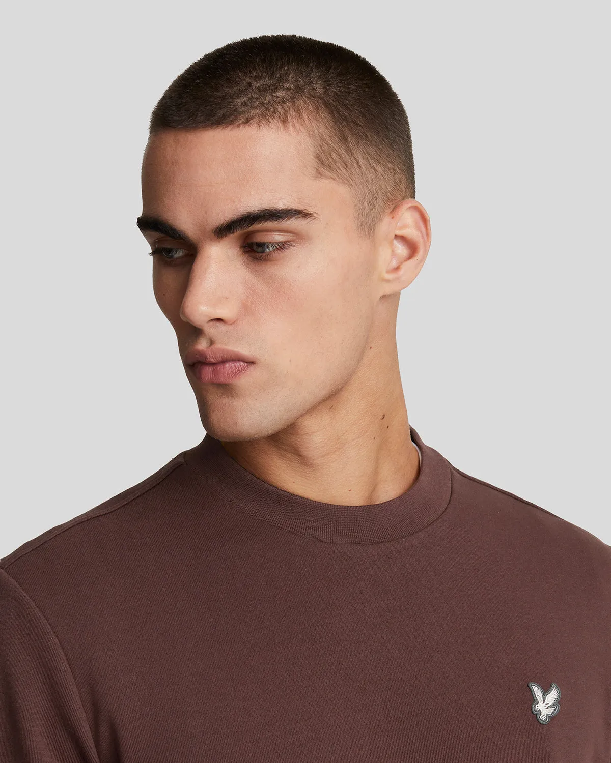 Diagonal Weave French Terry Crew Neck Sweatshirt sold by Lyle & Scott product image thumbnail 4