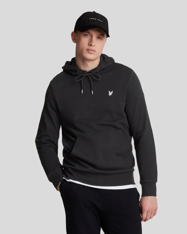 Diagonal Weave French Terry Hoodie sold by Lyle & Scott