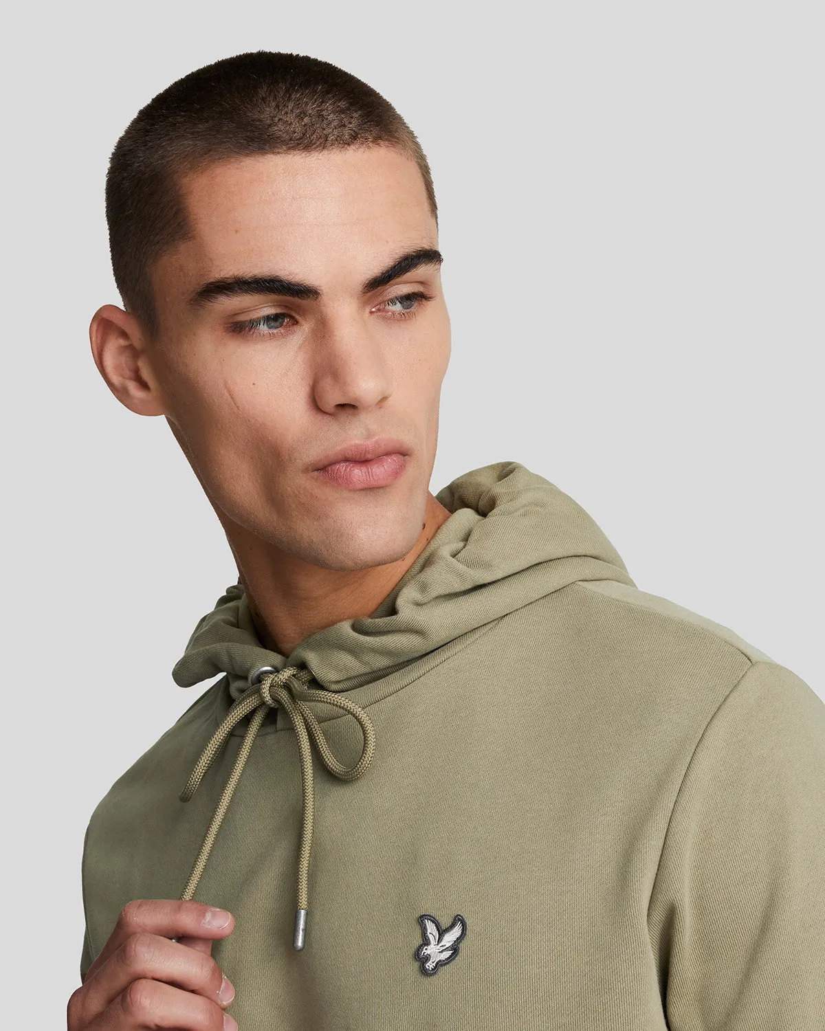 Diagonal Weave French Terry Hoodie sold by Lyle & Scott product image thumbnail 4