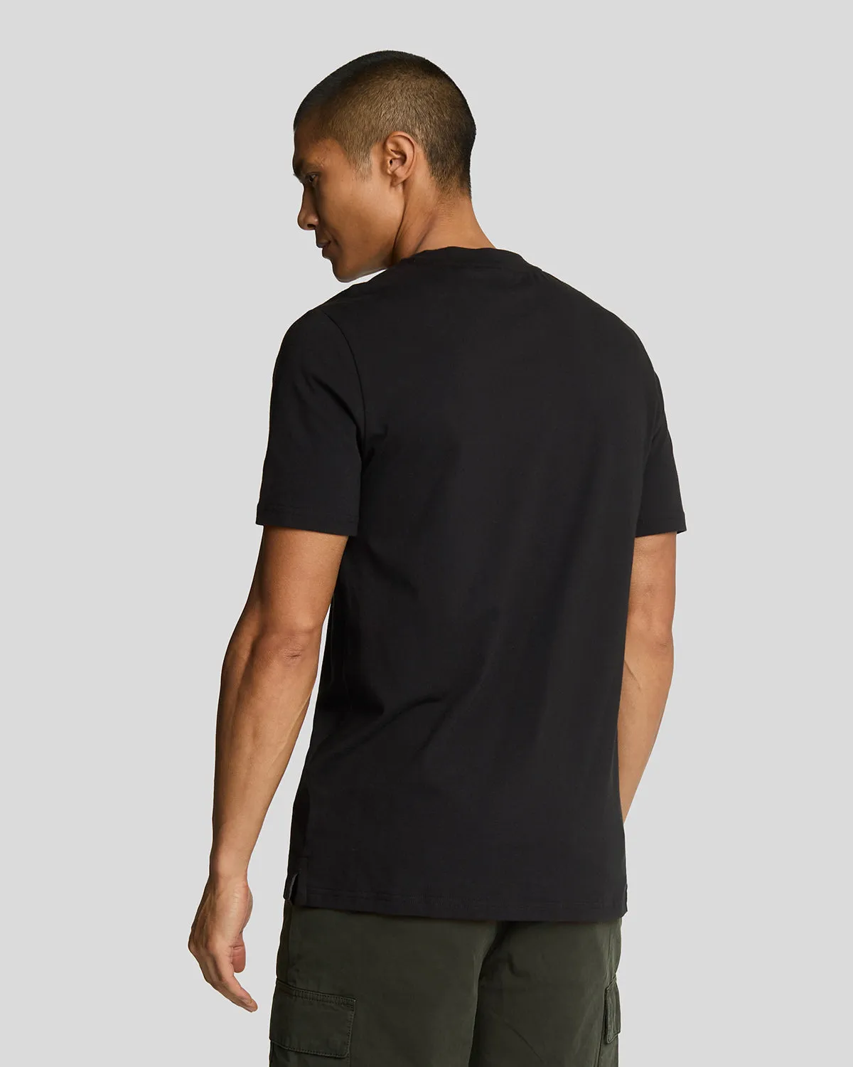 Cotton Crew Neck T-Shirt sold by Lyle & Scott product image thumbnail 3