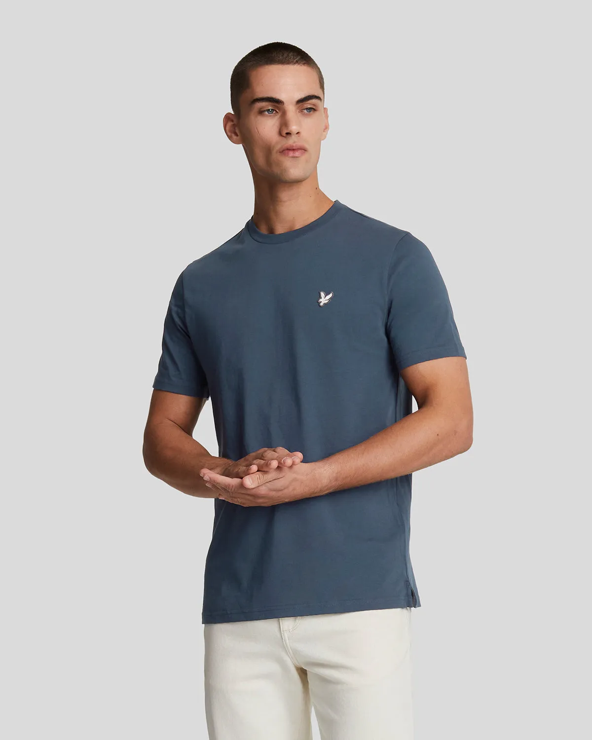 Cotton Crew Neck T-Shirt sold by Lyle & Scott