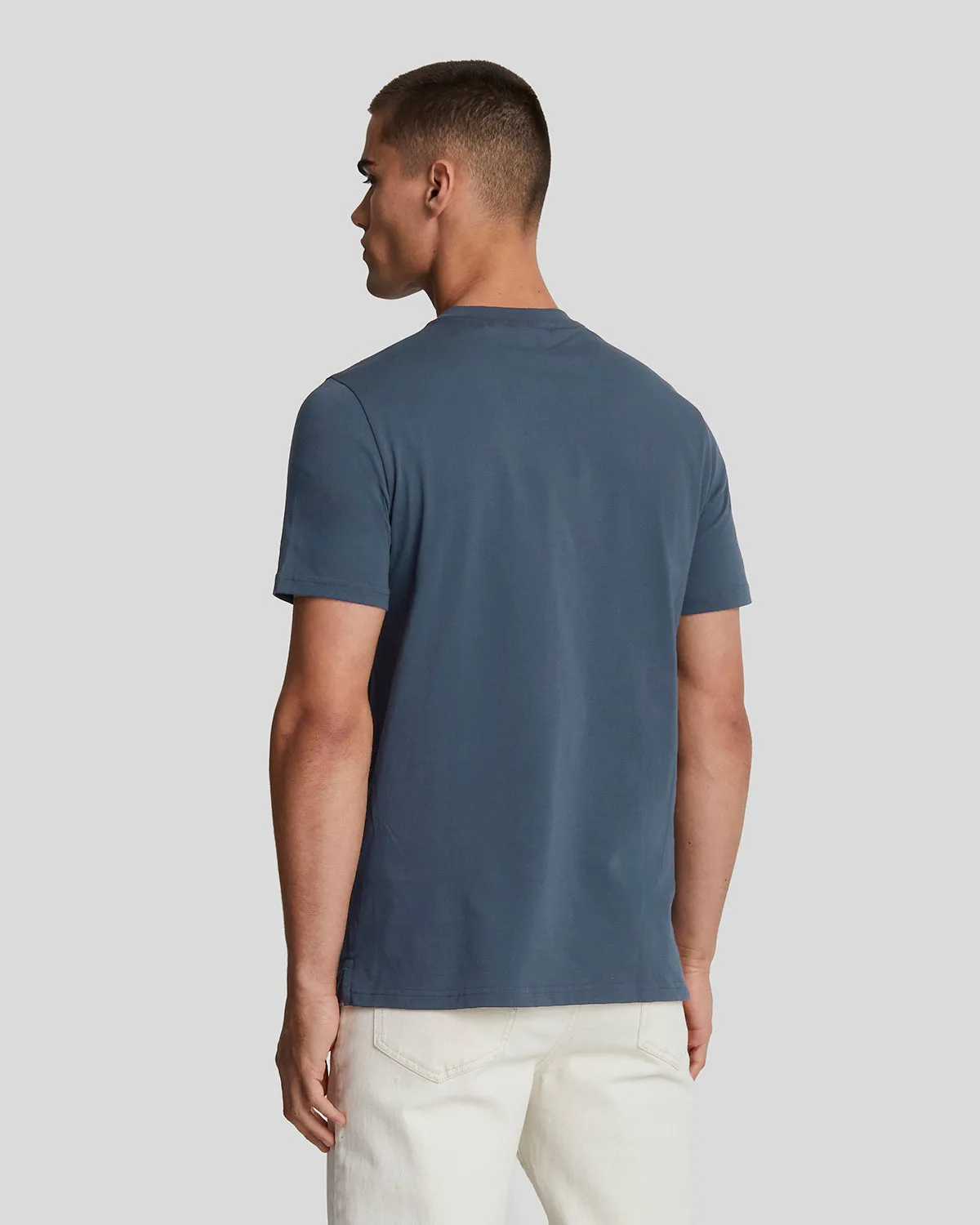 Cotton Crew Neck T-Shirt sold by Lyle & Scott product image thumbnail 3