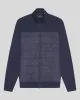 Interlock Hybrid Panelled Bomber Jacket sold by Lyle & Scott