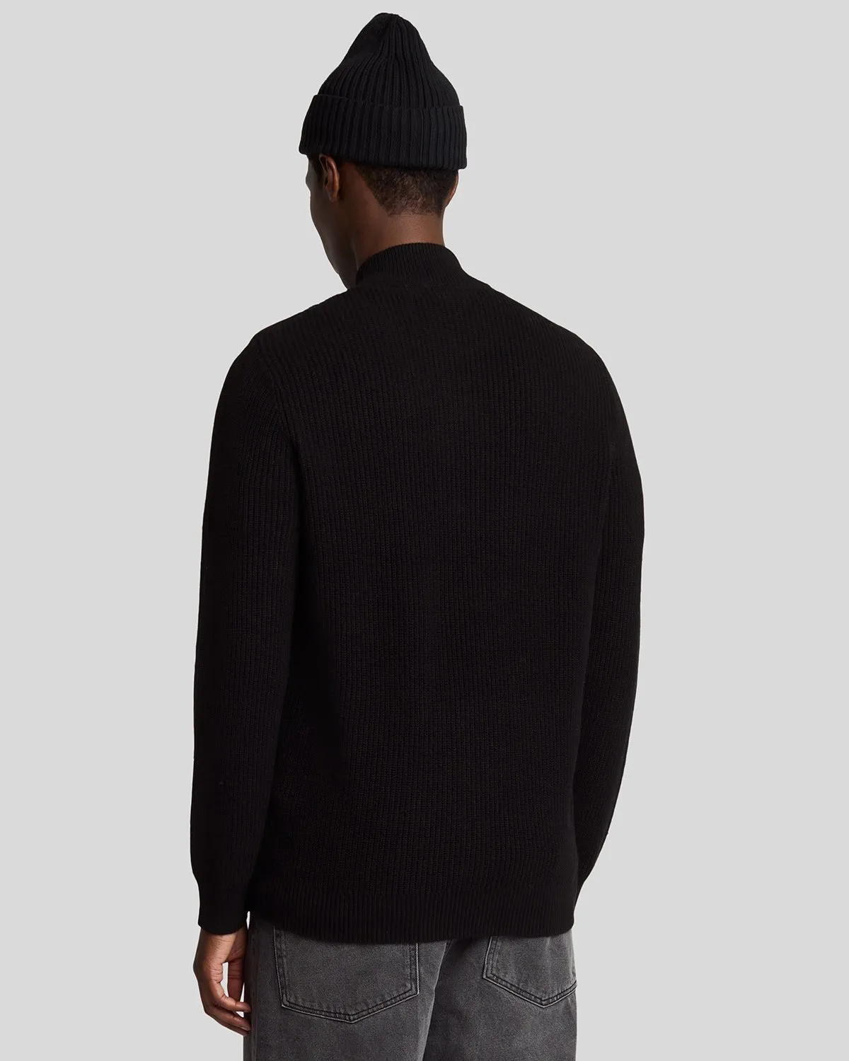 Hybrid Textured Zip Through Cardigan sold by Lyle & Scott product image thumbnail 3