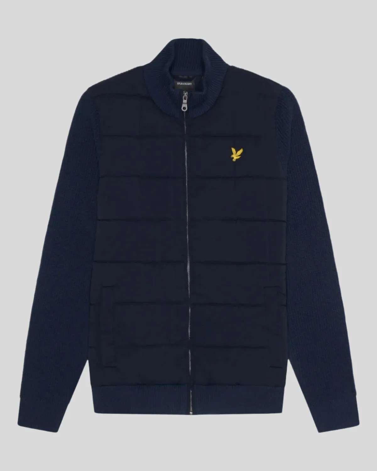Hybrid Textured Zip Through Cardigan sold by Lyle & Scott product image thumbnail 5