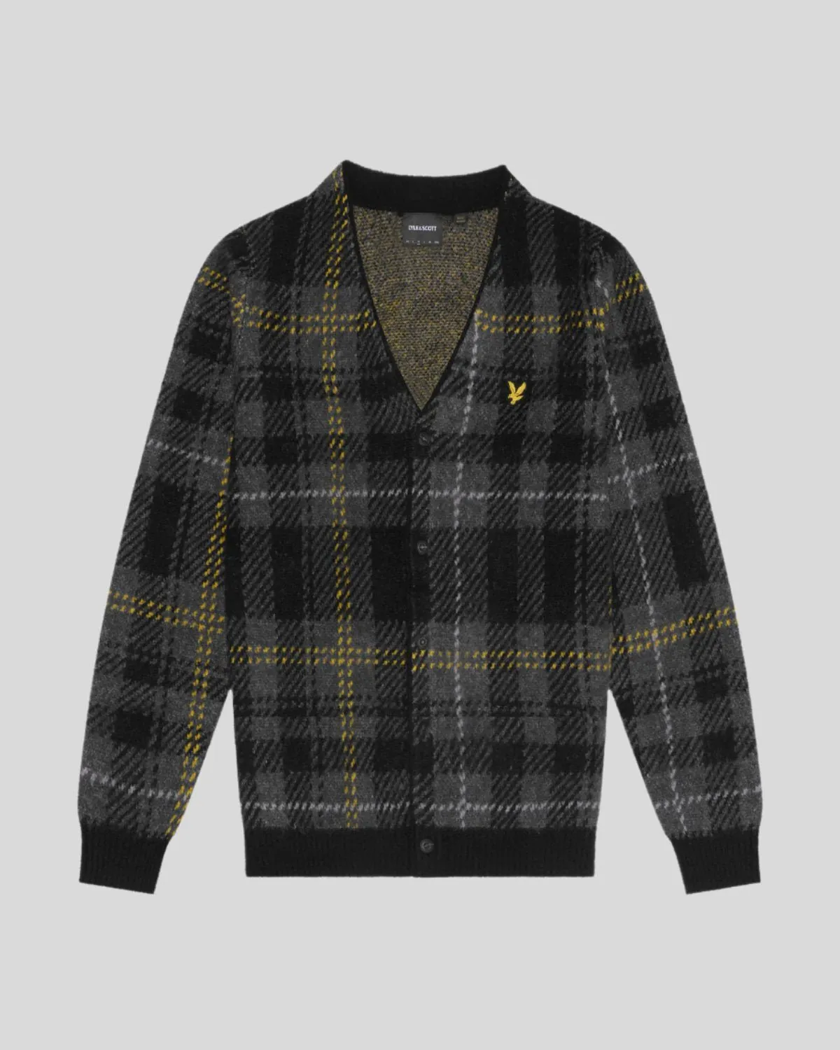 Brushed Tartan Cardigan sold by Lyle & Scott product image thumbnail 5