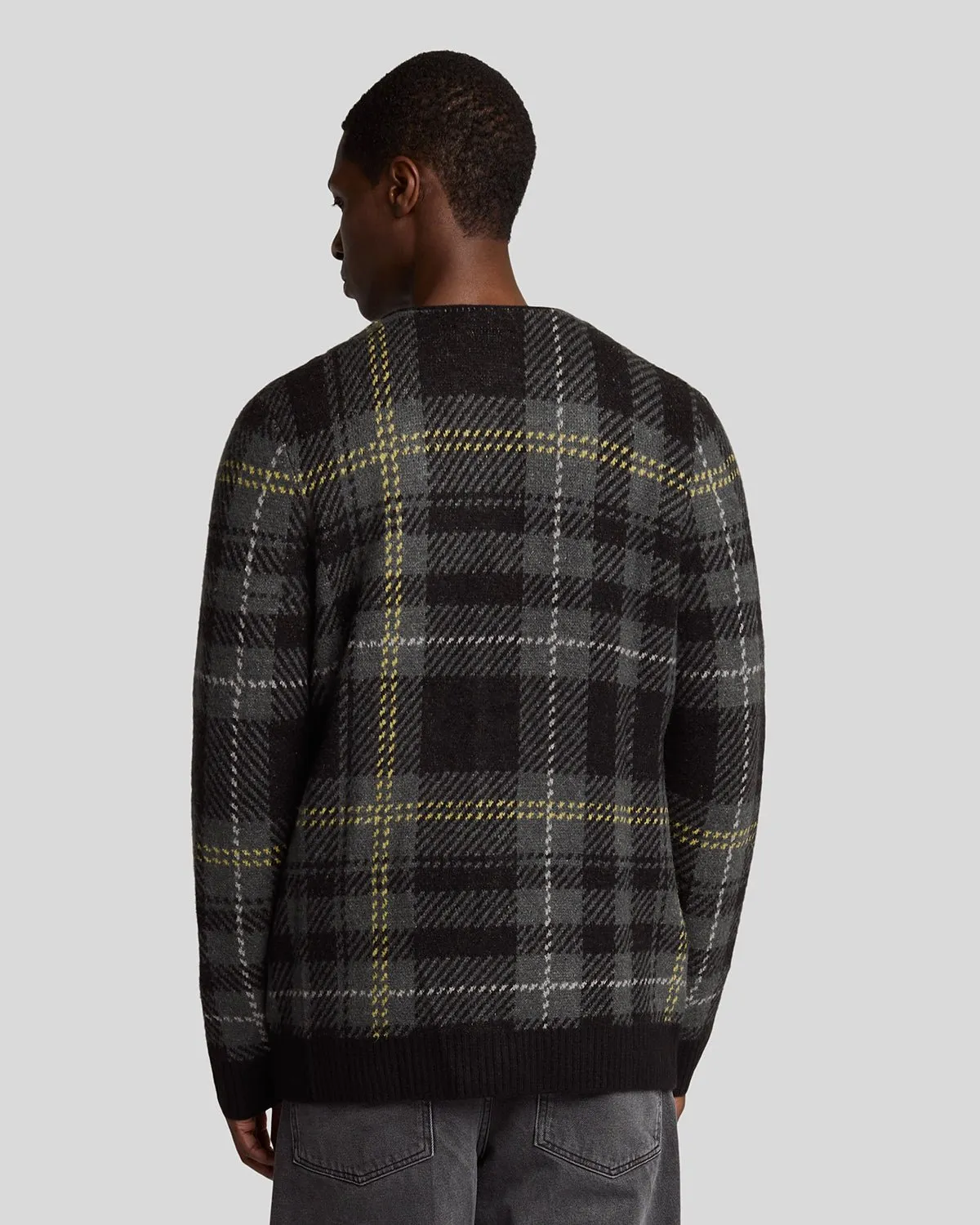 Brushed Tartan Cardigan sold by Lyle & Scott product image thumbnail 3