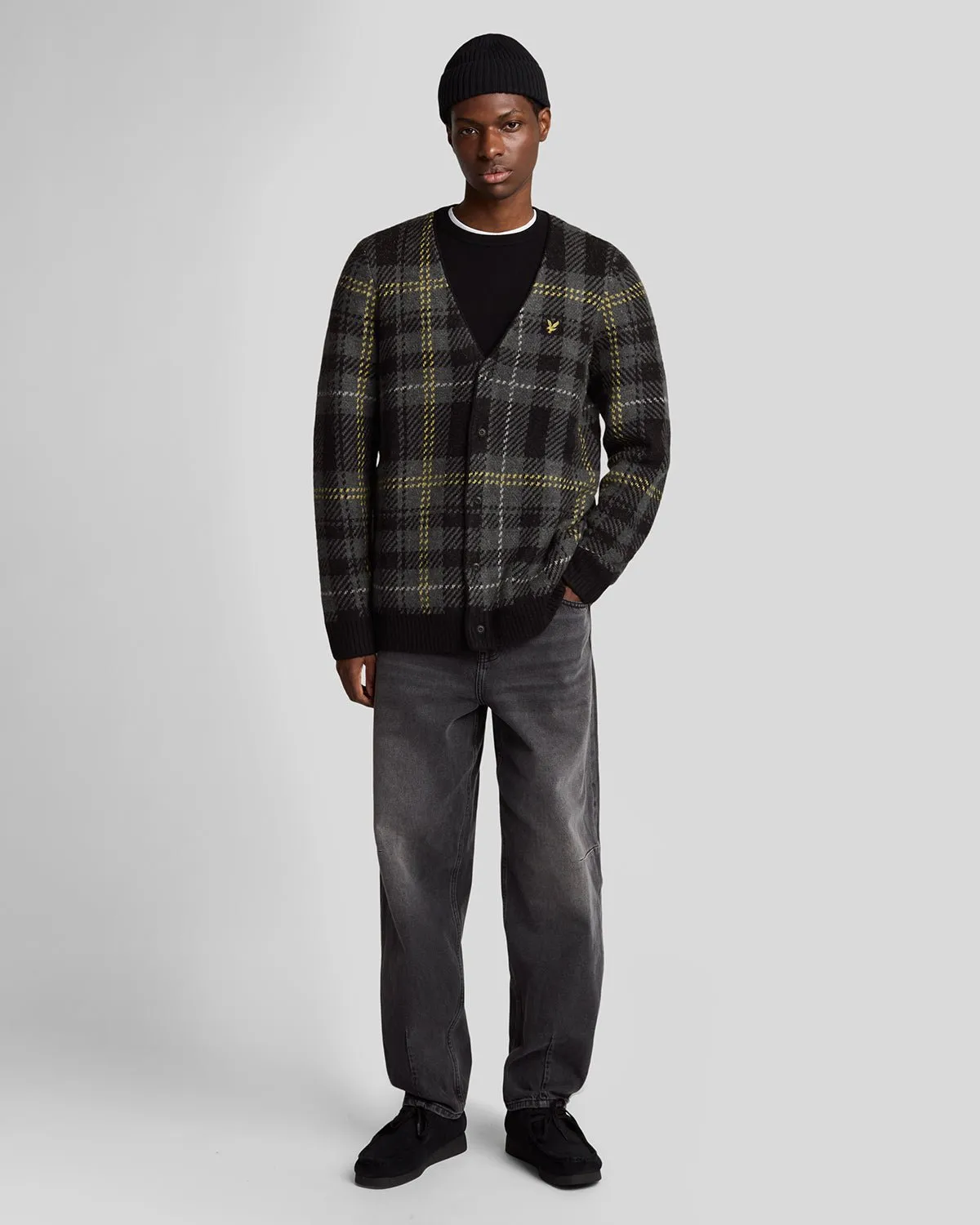 Brushed Tartan Cardigan sold by Lyle & Scott product image thumbnail 2