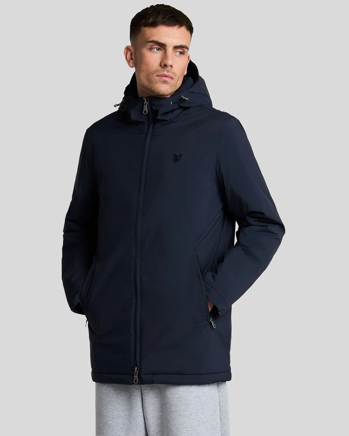 Tonal Eagle Padded Parka Shell Jacket sold by Lyle & Scott