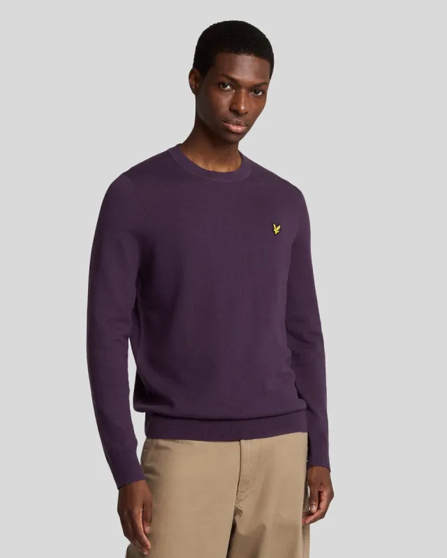 Cotton Merino Crew Neck Jumper sold by Lyle & Scott