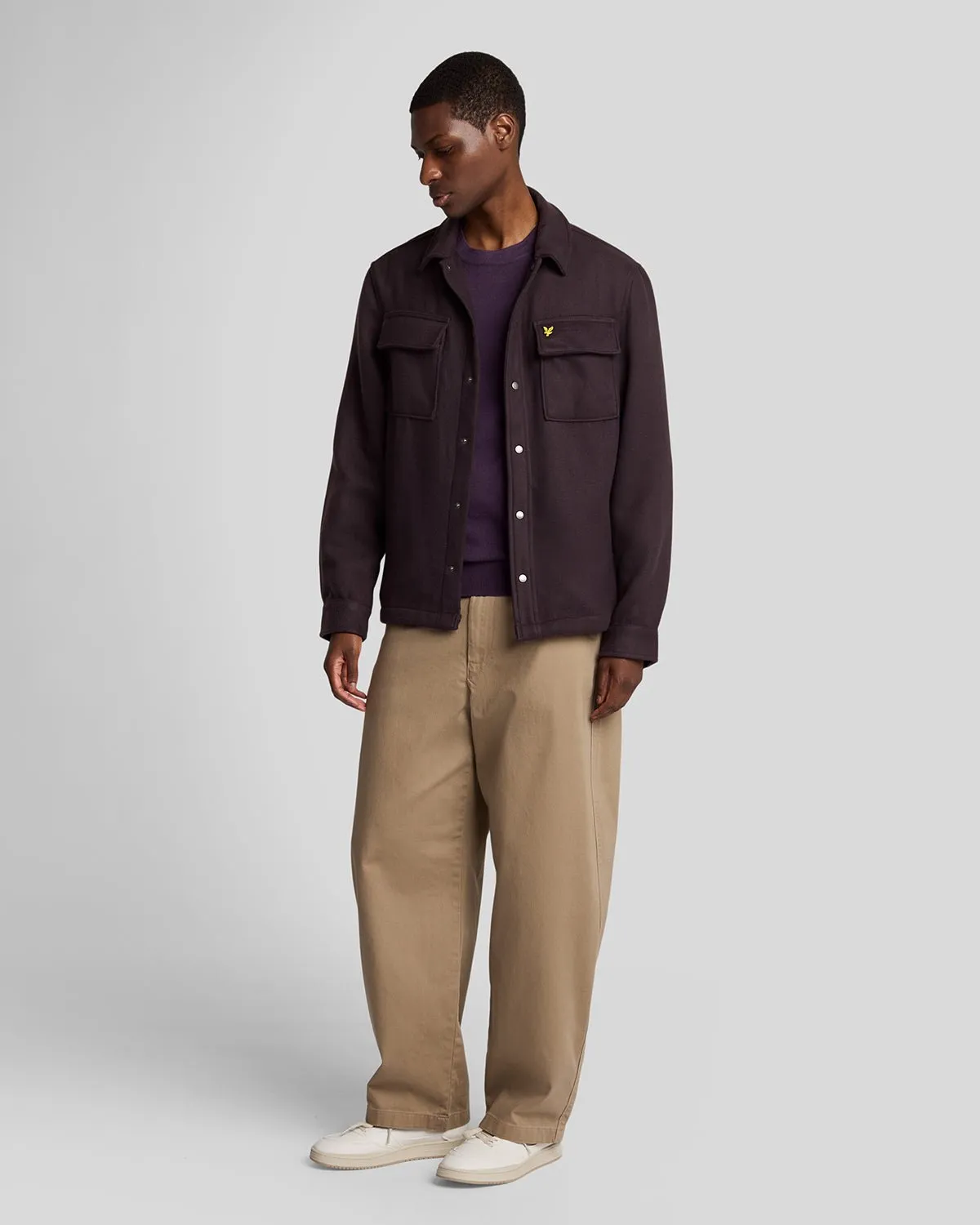 Cotton Merino Crew Neck Jumper sold by Lyle & Scott product image thumbnail 2