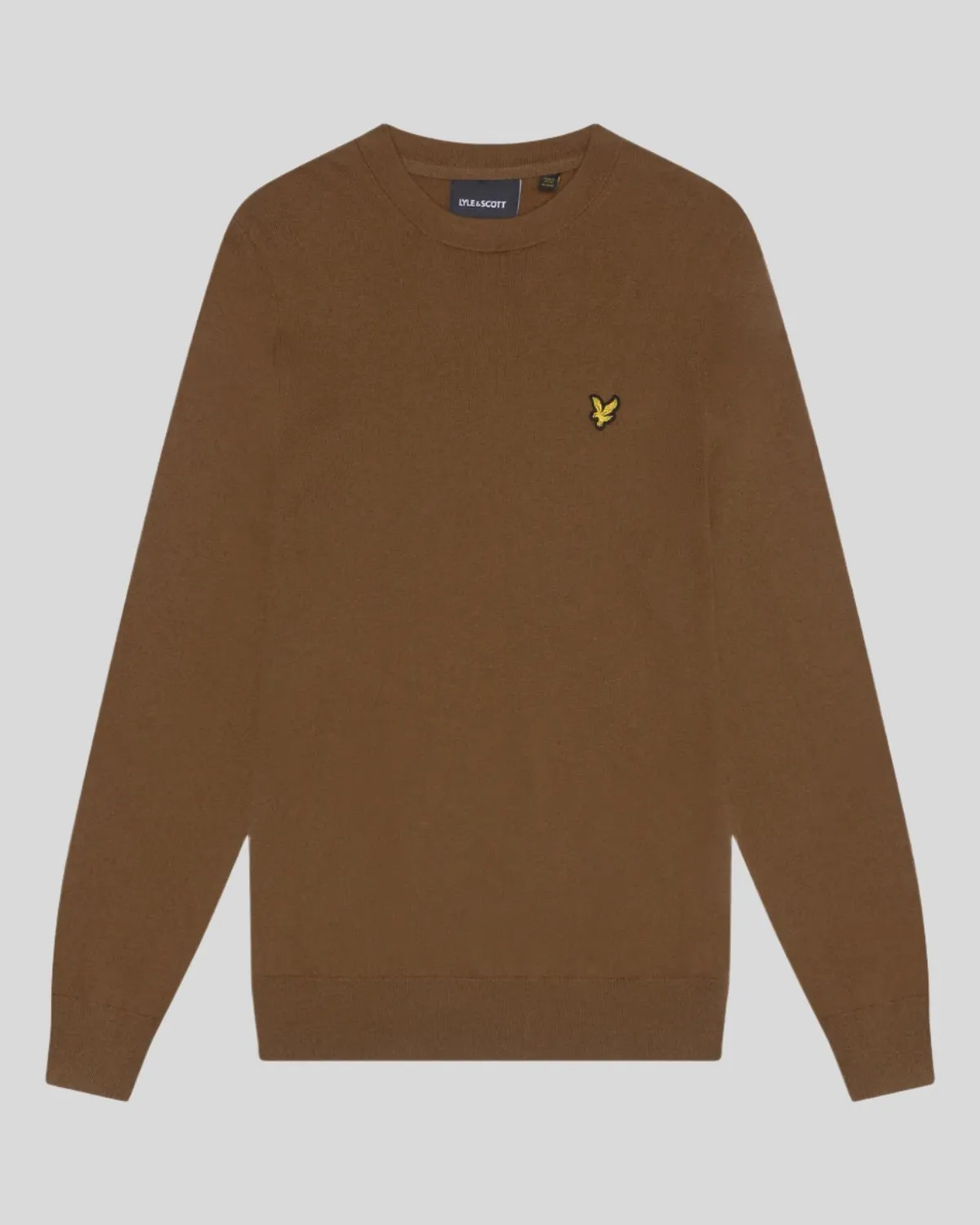 Cotton Merino Crew Neck Jumper sold by Lyle & Scott product image thumbnail 5