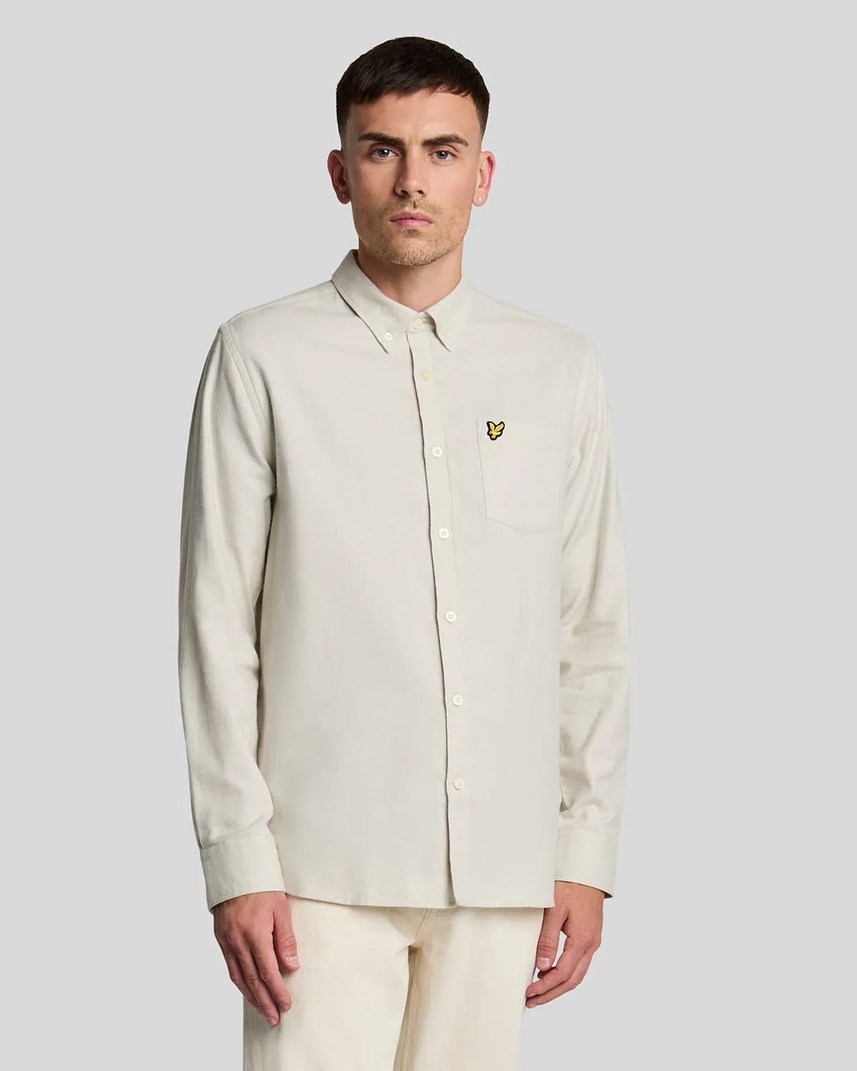 Plain Flannel Shirt sold by Lyle & Scott