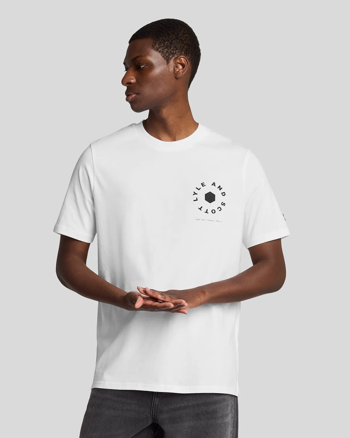 Football Wheel Graphic T-Shirt sold by Lyle & Scott product image thumbnail 3