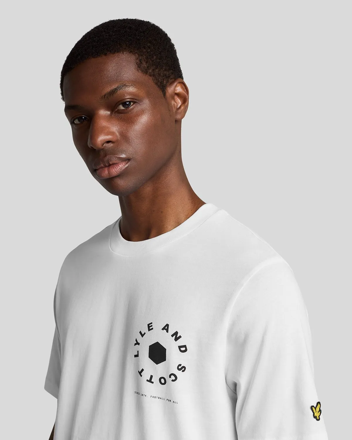 Football Wheel Graphic T-Shirt sold by Lyle & Scott product image thumbnail 4