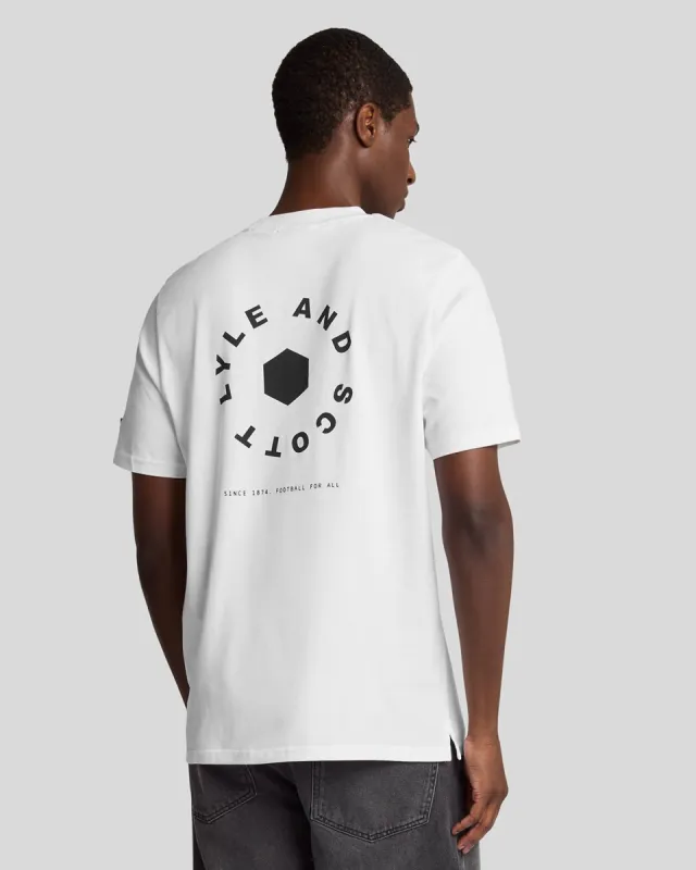 Football Wheel Graphic T-Shirt sold by Lyle & Scott