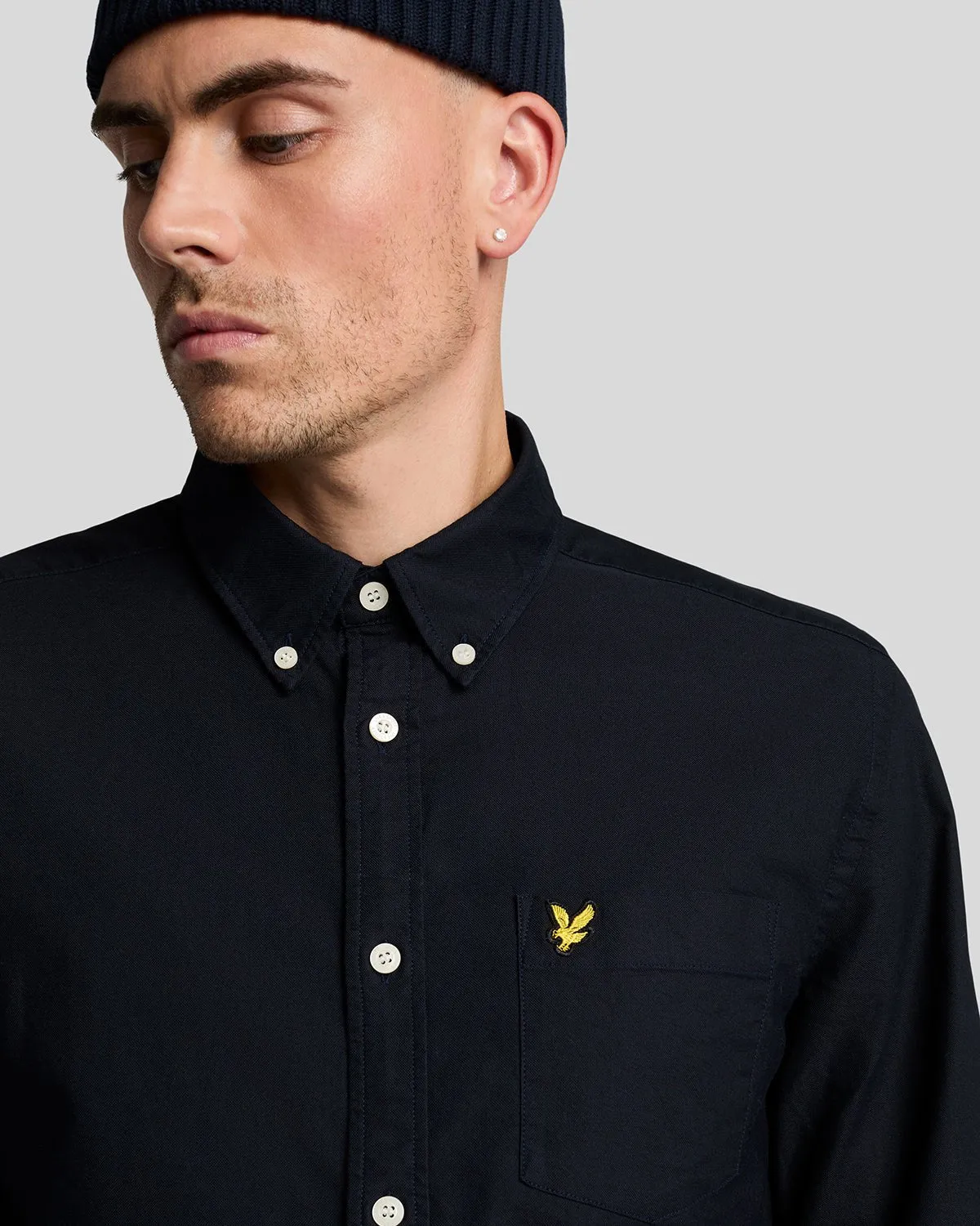 Cotton Button Down Oxford Shirt sold by Lyle & Scott product image thumbnail 4