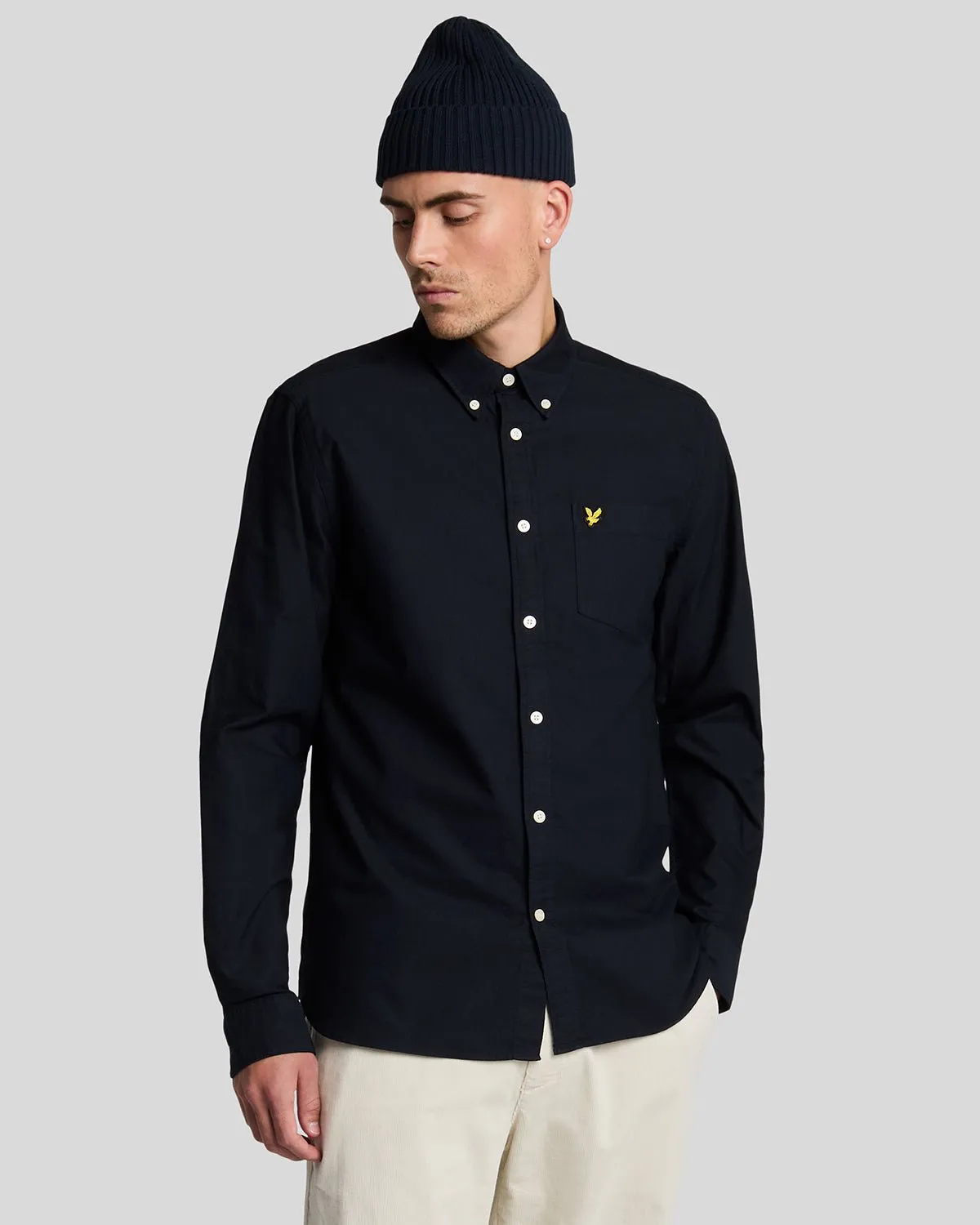 Cotton Button Down Oxford Shirt sold by Lyle & Scott