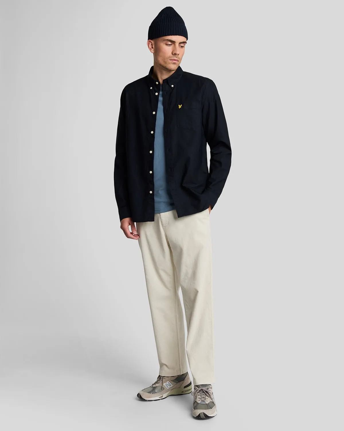 Cotton Button Down Oxford Shirt sold by Lyle & Scott product image thumbnail 2