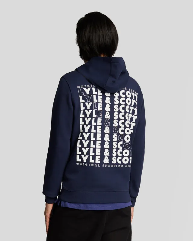 Stack Logo Pullover Hoodie sold by Lyle & Scott