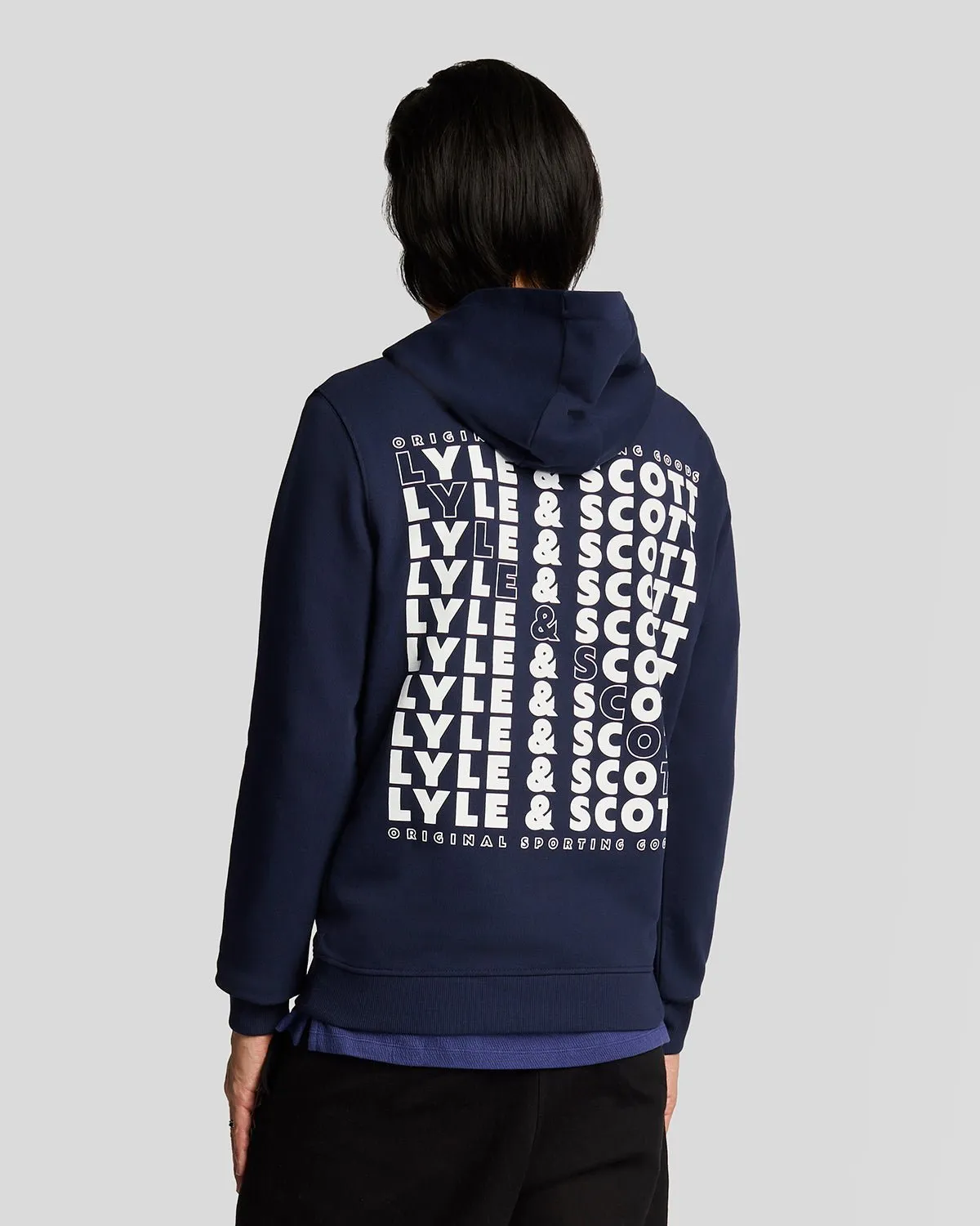 Stack Logo Pullover Hoodie sold by Lyle & Scott